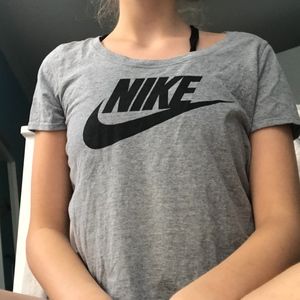 Nike gray workout shirt